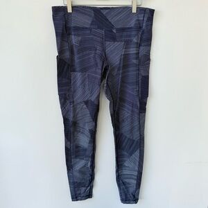 Lululemon Speed Up Tight *Full-On Luxtreme 28" Etch Hail Midnight Navy size 12